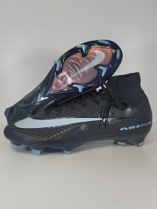 Nike Mens 12.5 Superfly 10 Elite FG Soccer Cleat Black Blue FQ1454-001 New